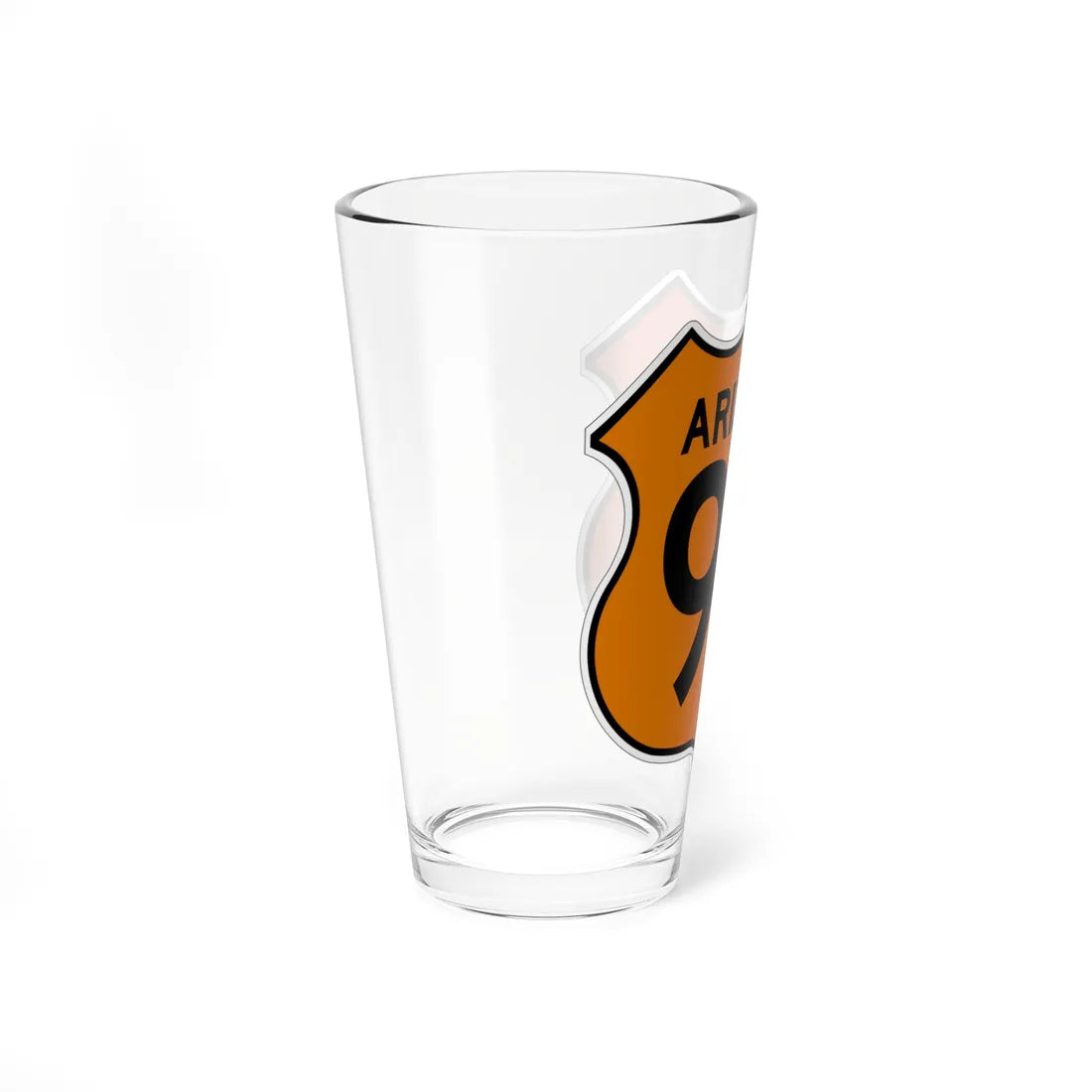 US 93 Arizona 1956 North (Arizona) (Road Sign) Pint Glass 16oz - Go Mug Yourself