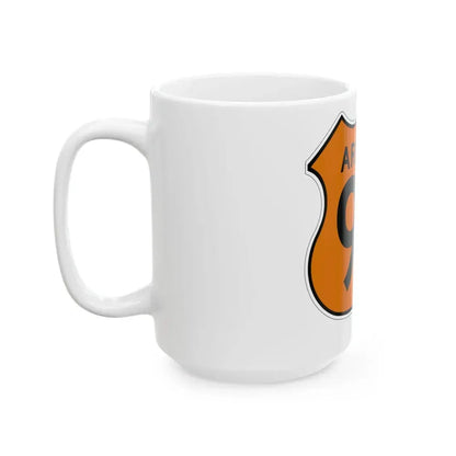 US 93 Arizona 1956 North (Arizona) (Road Sign) White Coffee Mug - Go Mug Yourself