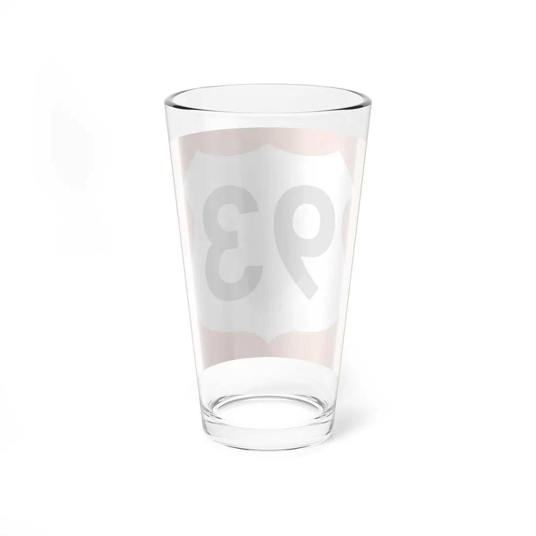 US 93 AZ 1960 north (Arizona) (Road Sign) Pint Glass 16oz - Go Mug Yourself