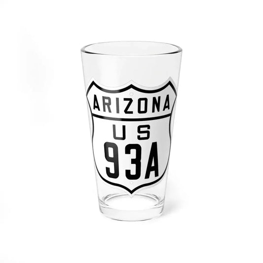 US 93A Arizona 1926 (Arizona) (Road Sign) Pint Glass 16oz 16oz - Go Mug Yourself