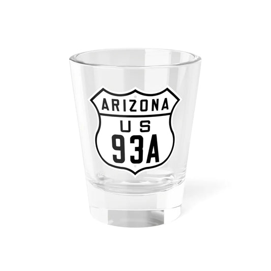 US 93A Arizona 1926 (Arizona) (Road Sign) Shot Glass 1.5oz 1.5oz - Go Mug Yourself