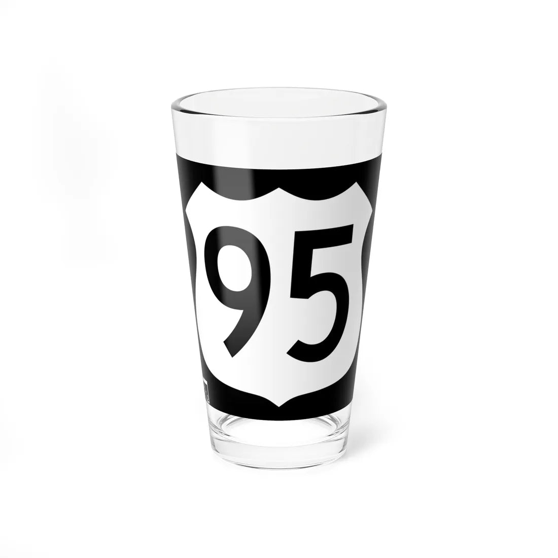 US 95 1963 AZ (Arizona) (Road Sign) Pint Glass 16oz - Go Mug Yourself