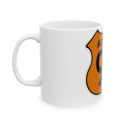 US 95 Arizona 1956 North (Arizona) (Road Sign) White Coffee Mug - Go Mug Yourself