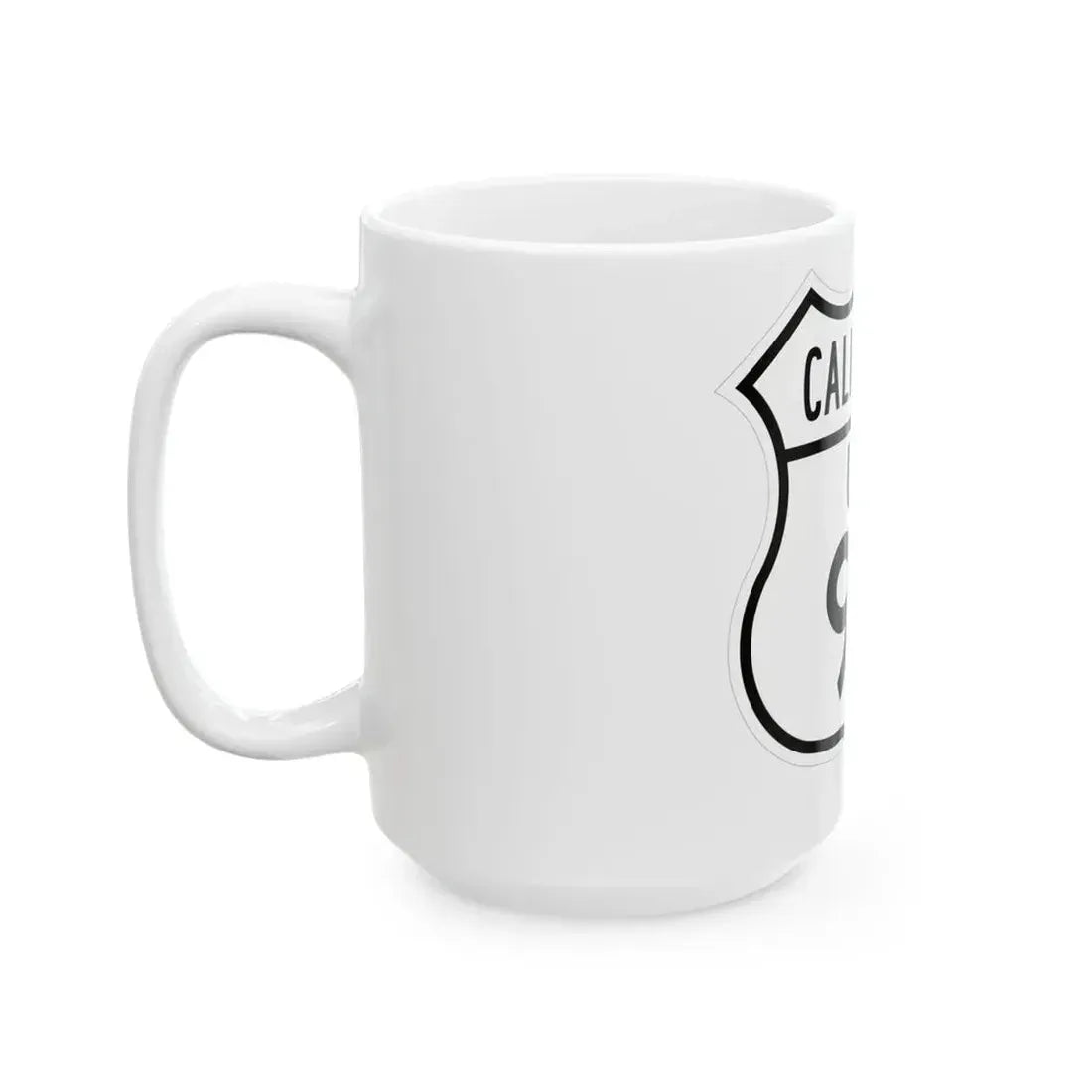 US 95 California 1948 (California) (Road Sign) White Coffee Mug - Go Mug Yourself
