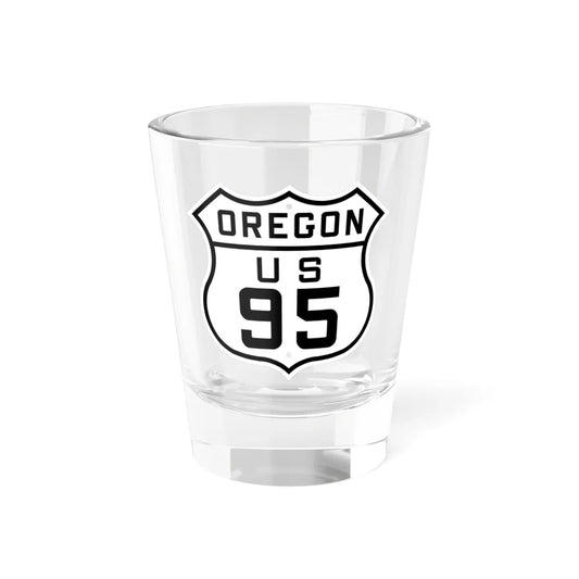 US 95 Oregon 1926 (Oregon) (Road Sign) Shot Glass 1.5oz 1.5oz - Go Mug Yourself