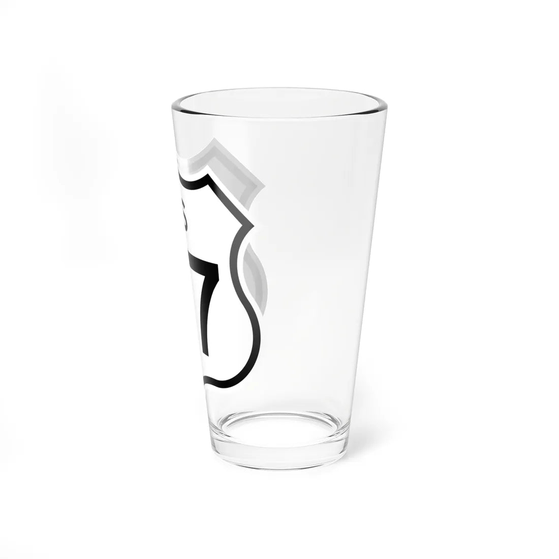 US 97 1961 cutout (California) (Road Sign) Pint Glass 16oz - Go Mug Yourself