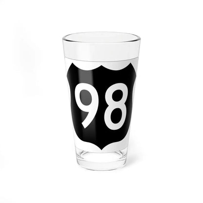 US 98 FL (Florida) (Road Sign) Pint Glass 16oz 16oz - Go Mug Yourself