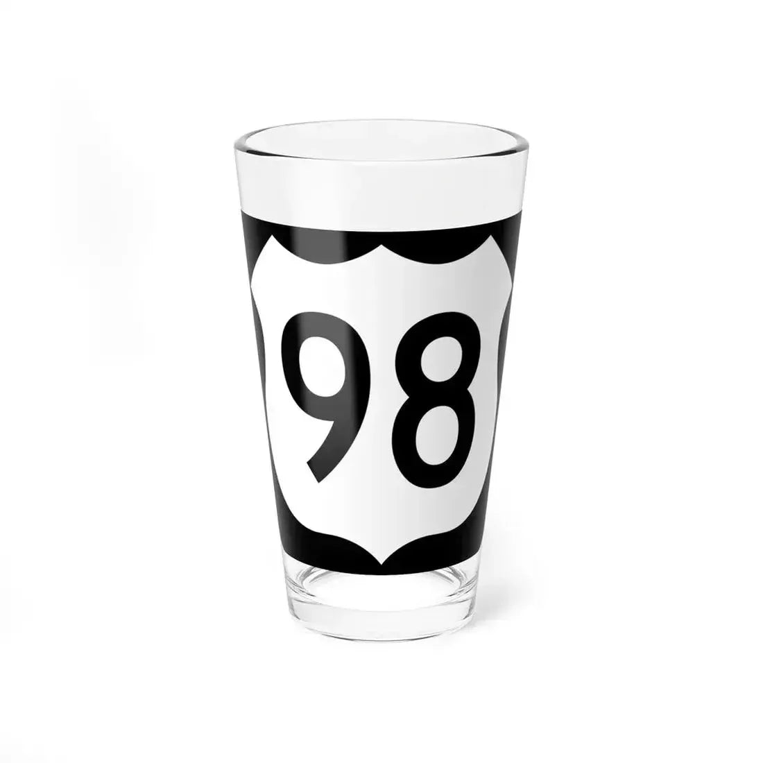 US 98 FL reversed (Florida) (Road Sign) Pint Glass 16oz 16oz - Go Mug Yourself