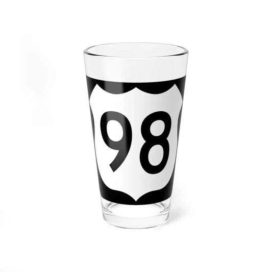 US 98 FL reversed (Florida) (Road Sign) Pint Glss 16oz 16oz - Go Mug Yourself