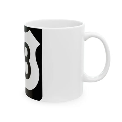 US 98 FL reversed (Florida) (Road Sign) White Coffee Mug - Go Mug Yourself