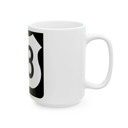 US 98 FL reversed (Florida) (Road Sign) White Coffee Mug - Go Mug Yourself