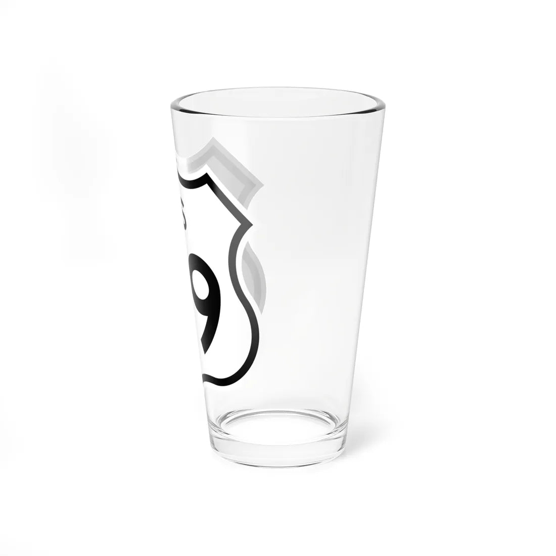 US 99 1961 cutout (California) (Road Sign) Pint Glass 16oz - Go Mug Yourself