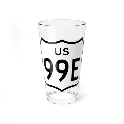 US 99E 1961 cutout (California) (Road Sign) Pint Glass 16oz 16oz - Go Mug Yourself