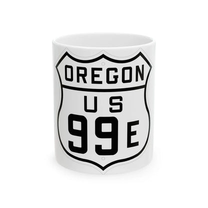 US 99E Oregon 1926 (Oregon) (Road Sign) White Coffee Mug 11oz - Go Mug Yourself
