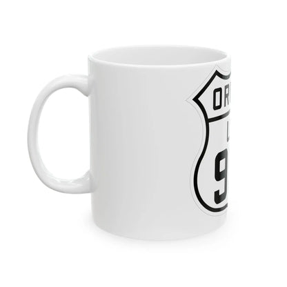 US 99E Oregon 1926 (Oregon) (Road Sign) White Coffee Mug - Go Mug Yourself