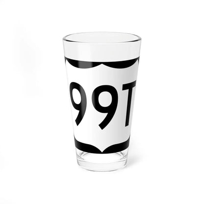 US 99T (Washington) (Road Sign) Pint Glass 16oz 16oz - Go Mug Yourself