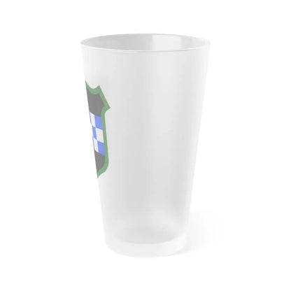 US 99th Infantry Division (U.S. Army) Frosted Pint Glass 16oz - Go Mug Yourself