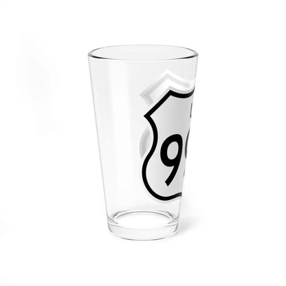 US 99W 1961 cutout (California) (Road Sign) Pint Glass 16oz - Go Mug Yourself