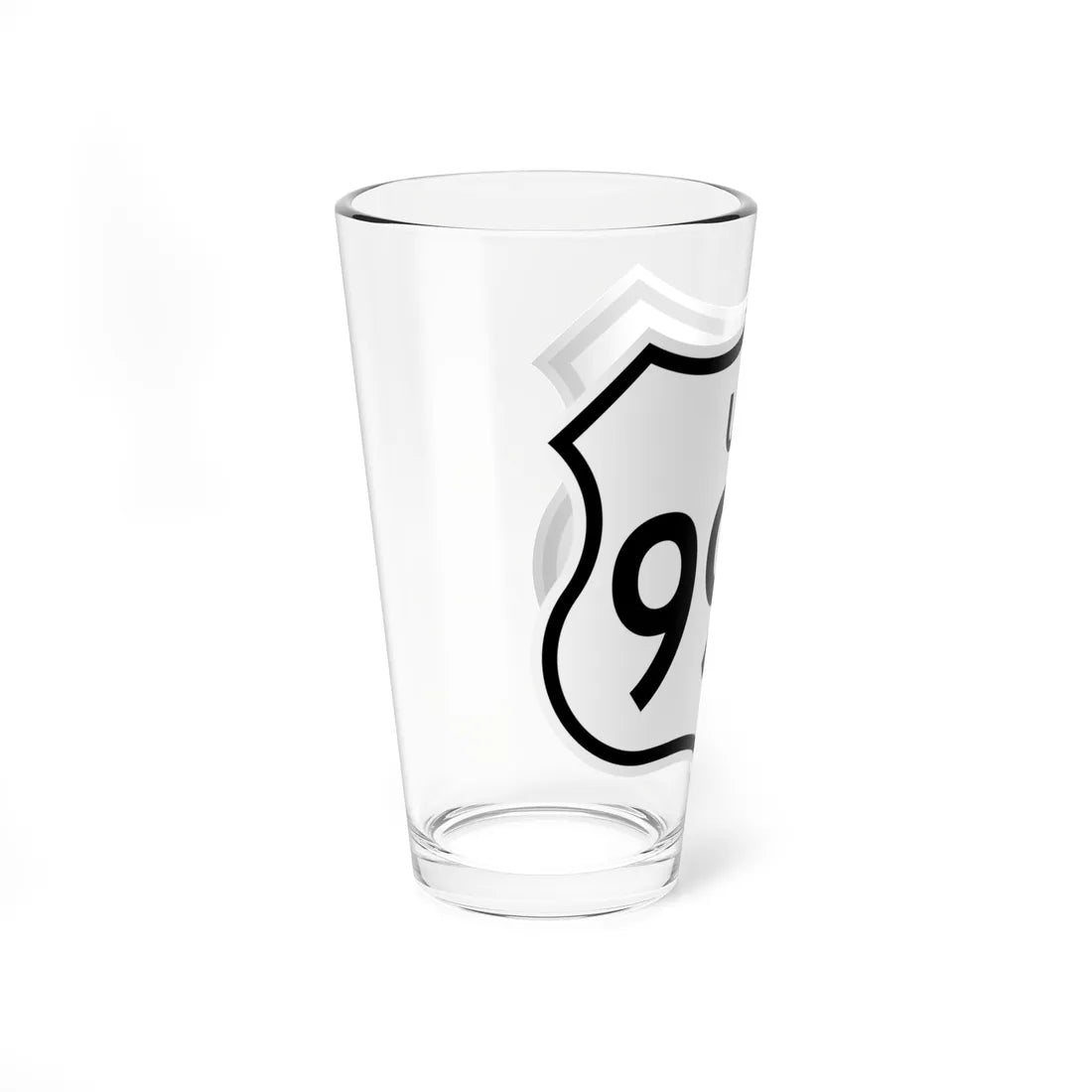 US 99W 1961 cutout (California) (Road Sign) Pint Glass 16oz - Go Mug Yourself