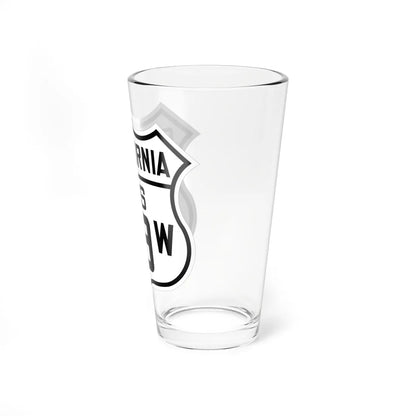 US 99W California 1926 (California) (Road Sign) Pint Glass 16oz - Go Mug Yourself