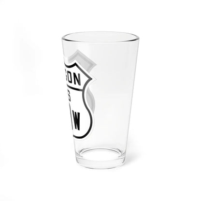 US 99W Oregon 1926 (Oregon) (Road Sign) Pint Glass 16oz - Go Mug Yourself