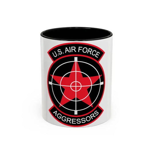 US Air Force Aggressors (U.S. Air Force) Accent Coffee Mug 11oz Black - Go Mug Yourself