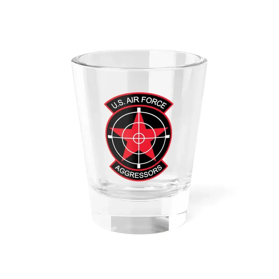 US Air Force Aggressors (U.S. Air Force) Shot Glass 1.5oz - Go Mug Yourself