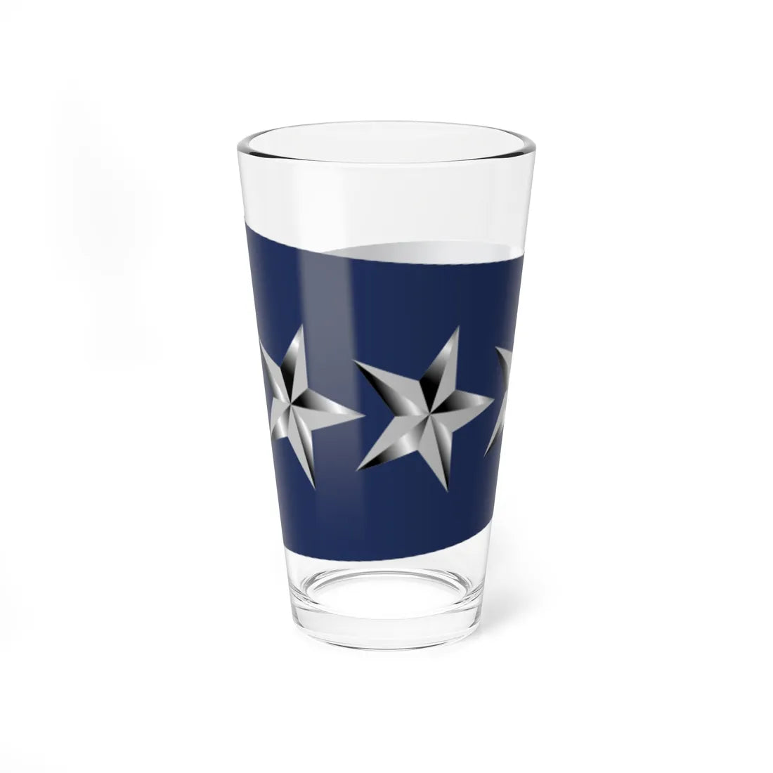 US Air Force O10 shoulderboard rotated 1949-1999 (United States) (Military Rank) Pint Glass 16oz - Go Mug Yourself