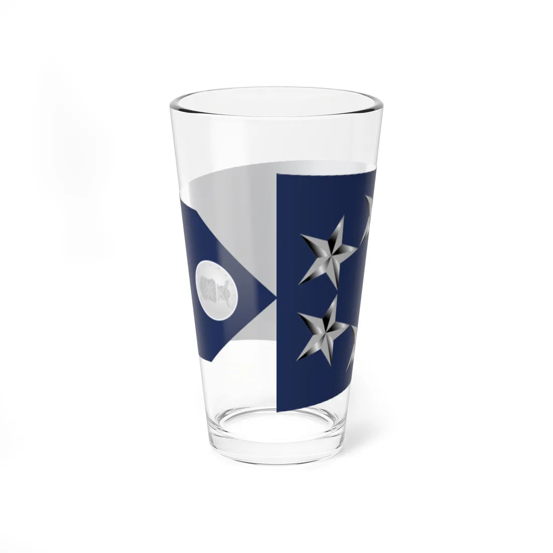 US Air Force O11 shoulderboard rotated 1949-1999 (United States) (Military Rank) Pint Glass 16oz - Go Mug Yourself