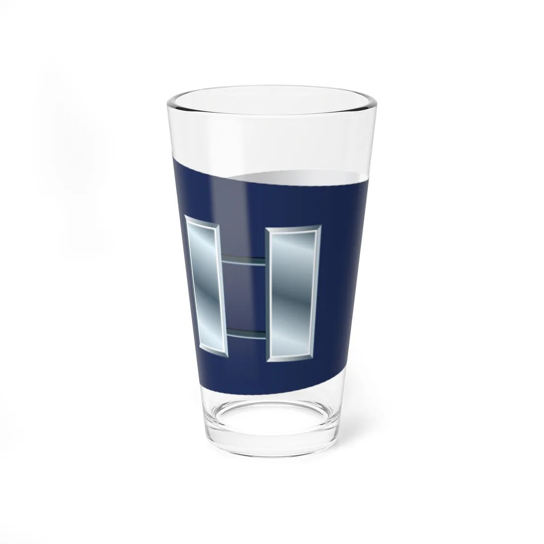 US Air Force O3 shoulderboard rotated 1949-1999 (United States) (Military Rank) Pint Glass 16oz - Go Mug Yourself