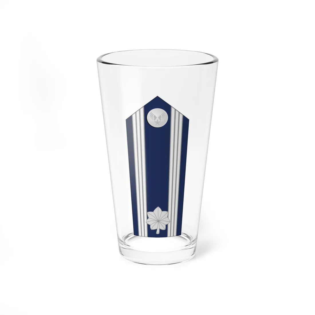 US Air force O5 mess (United States) (Military Rank) Pint Glass 16oz 16oz - Go Mug Yourself