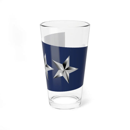 US Air Force O8 shoulderboard rotated 1949-1999 (United States) (Military Rank) Pint Glass 16oz 16oz - Go Mug Yourself
