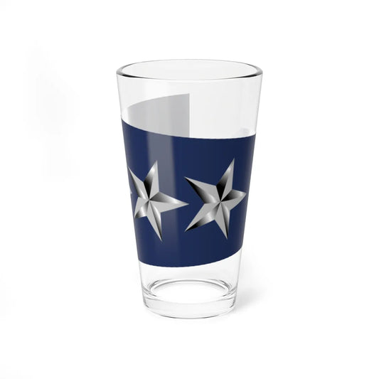US Air Force O9 shoulderboard rotated 1949-1999 (United States) (Military Rank) Pint Glass 16oz 16oz - Go Mug Yourself