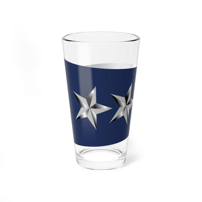 US Air Force O9 shoulderboard rotated 1949-1999 (United States) (Military Rank) Pint Glass 16oz - Go Mug Yourself