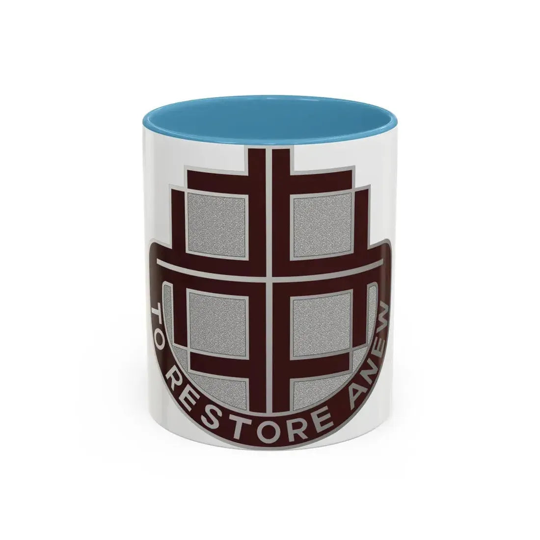 US Area Dental Laboratory Alameda (U.S. Army) Accent Coffee Mug 11oz Light Blue - Go Mug Yourself