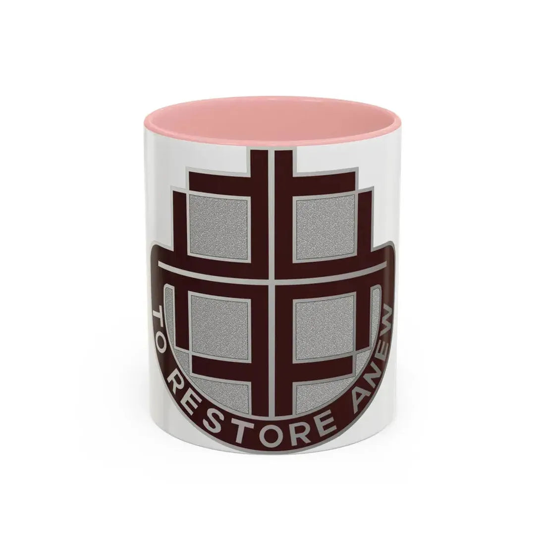 US Area Dental Laboratory Alameda (U.S. Army) Accent Coffee Mug 11oz Pink - Go Mug Yourself