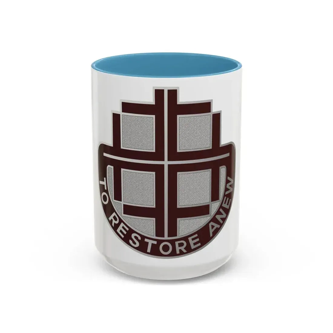 US Area Dental Laboratory Alameda (U.S. Army) Accent Coffee Mug 15oz Light Blue - Go Mug Yourself
