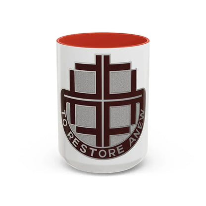 US Area Dental Laboratory Alameda (U.S. Army) Accent Coffee Mug 15oz Red - Go Mug Yourself