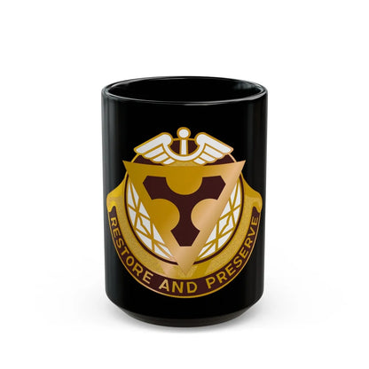 US Area Dental Laboratory Fort Sam Houston (U.S. Army) Black Coffee Mug-15oz-Go Mug Yourself