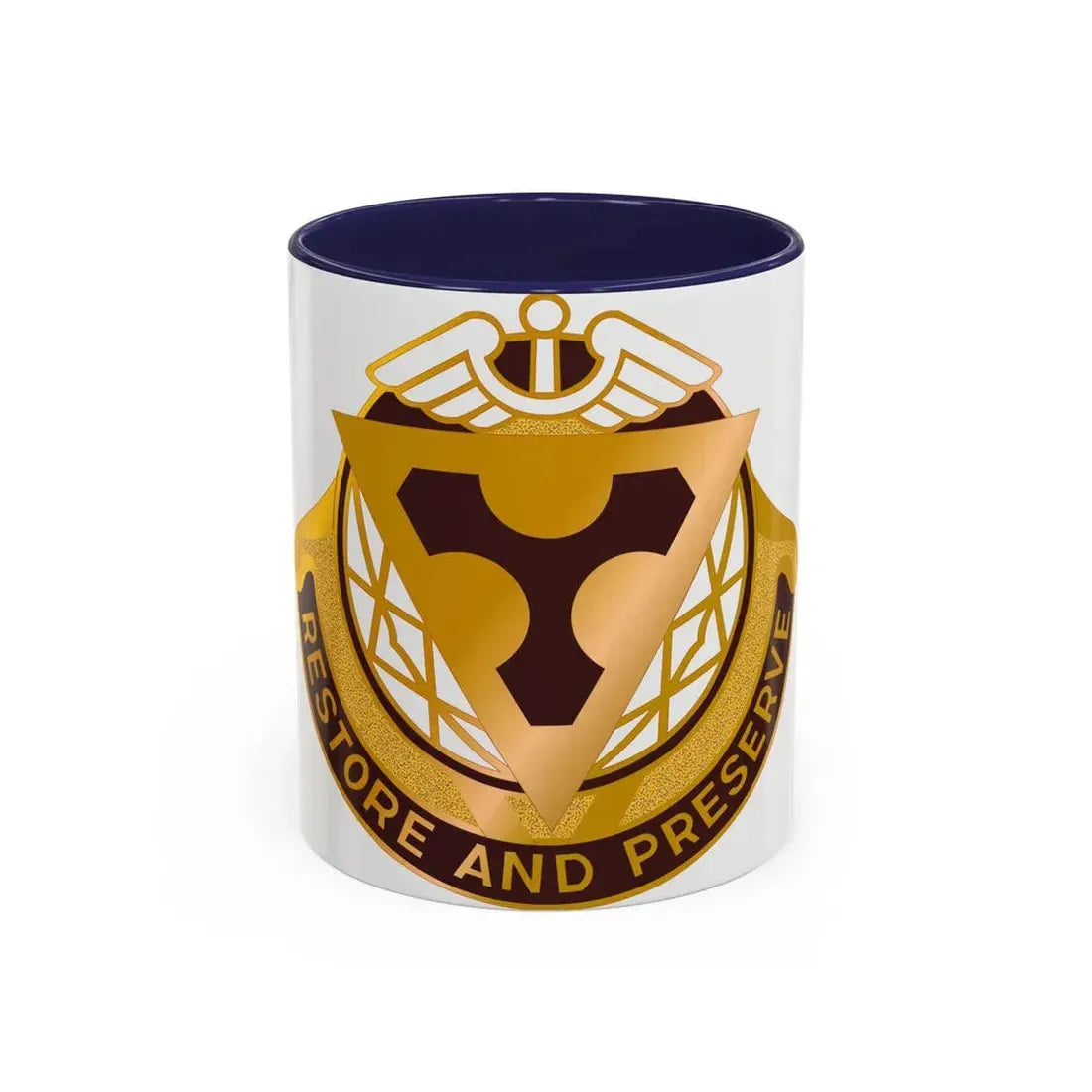 US Area Dental Laboratory Fort Sam Houston (U.S. Army) Accent Coffee Mug 11oz Navy - Go Mug Yourself