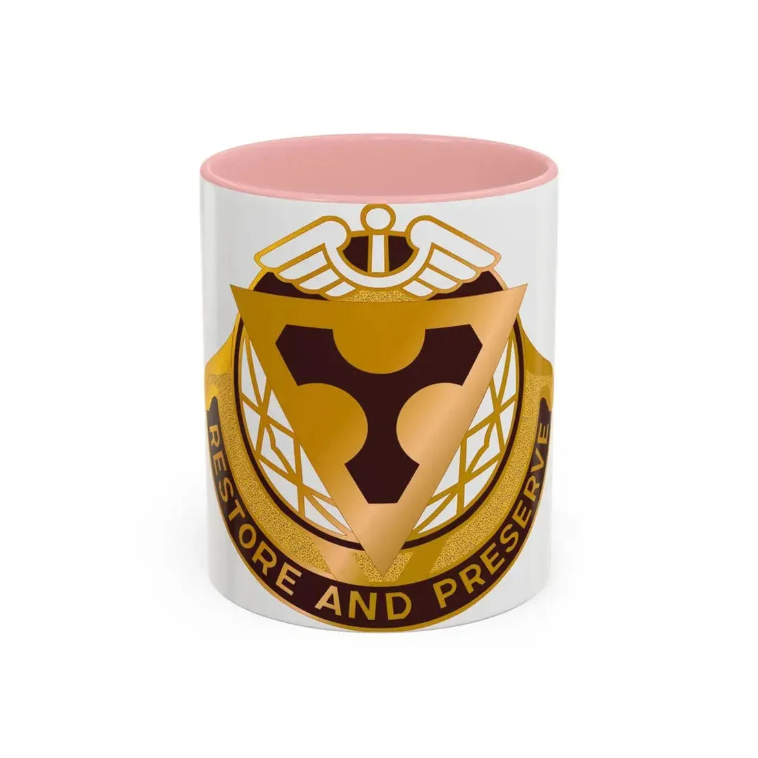 US Area Dental Laboratory Fort Sam Houston (U.S. Army) Accent Coffee Mug 11oz Pink - Go Mug Yourself