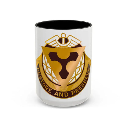 US Area Dental Laboratory Fort Sam Houston (U.S. Army) Accent Coffee Mug 15oz Black - Go Mug Yourself