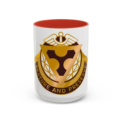 US Area Dental Laboratory Fort Sam Houston (U.S. Army) Accent Coffee Mug 15oz Red - Go Mug Yourself