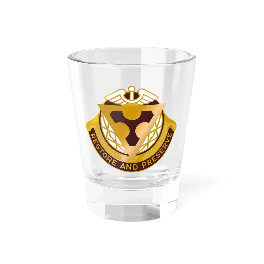 US Area Dental Laboratory Fort Sam Houston (U.S. Army) Shot Glass 1.5oz 1.5oz - Go Mug Yourself