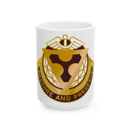 US Area Dental Laboratory Fort Sam Houston (U.S. Army) White Coffee Mug 15oz - Go Mug Yourself