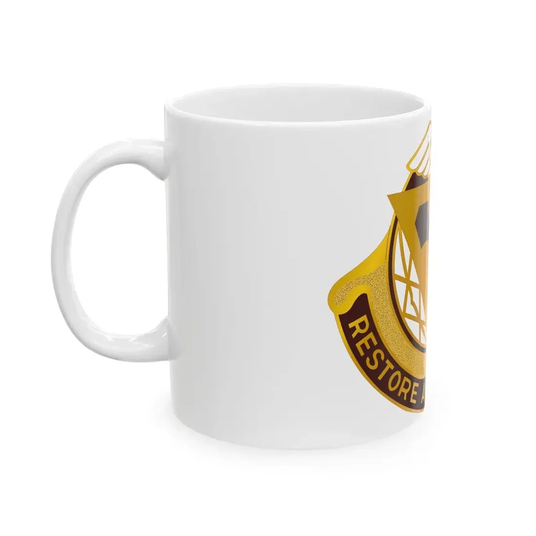 US Area Dental Laboratory Fort Sam Houston (U.S. Army) White Coffee Mug - Go Mug Yourself