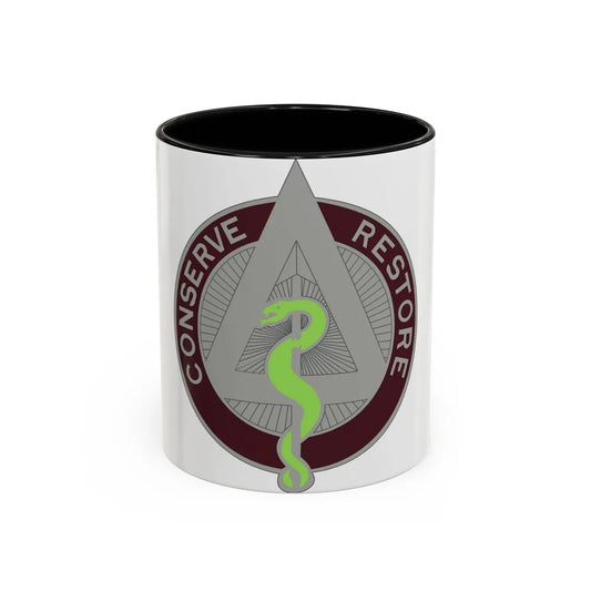 US Area Dental Laboratory Walter Reed Medical Center (U.S. Army) Accent Coffee Mug 11oz Black - Go Mug Yourself