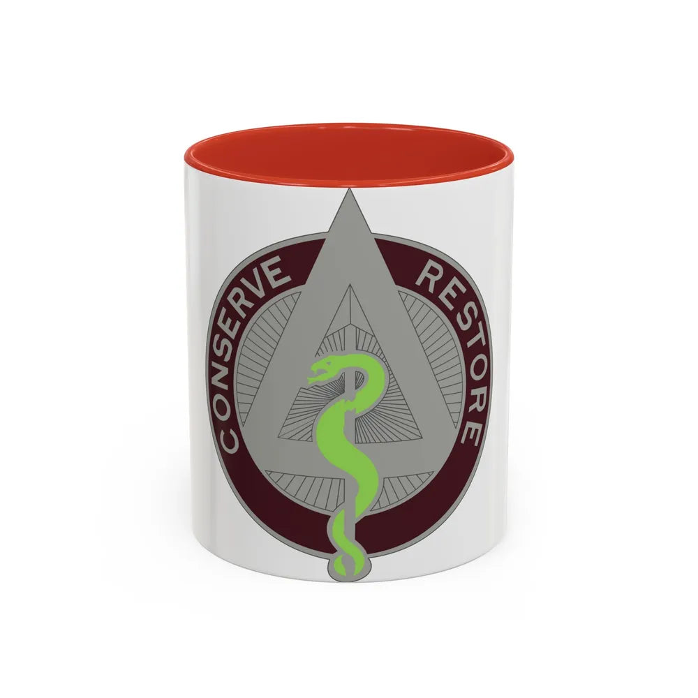 US Area Dental Laboratory Walter Reed Medical Center (U.S. Army) Accent Coffee Mug 11oz Red - Go Mug Yourself