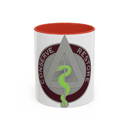US Area Dental Laboratory Walter Reed Medical Center (U.S. Army) Accent Coffee Mug 11oz Red - Go Mug Yourself