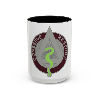 US Area Dental Laboratory Walter Reed Medical Center (U.S. Army) Accent Coffee Mug 15oz Black - Go Mug Yourself